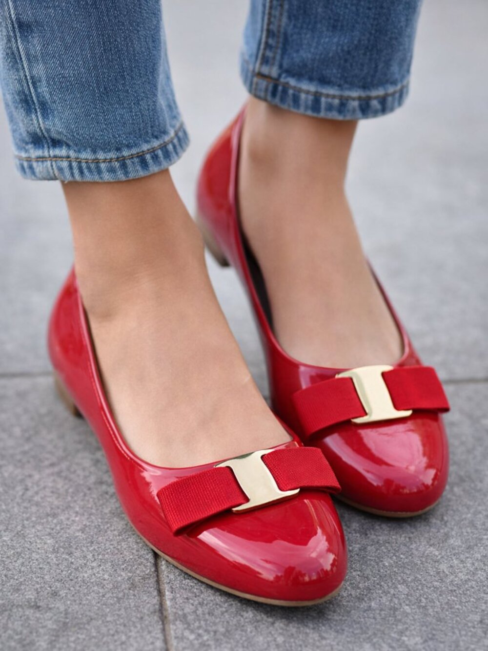Journee Collection Kim Red Flats – Size 7.5 – New with Box